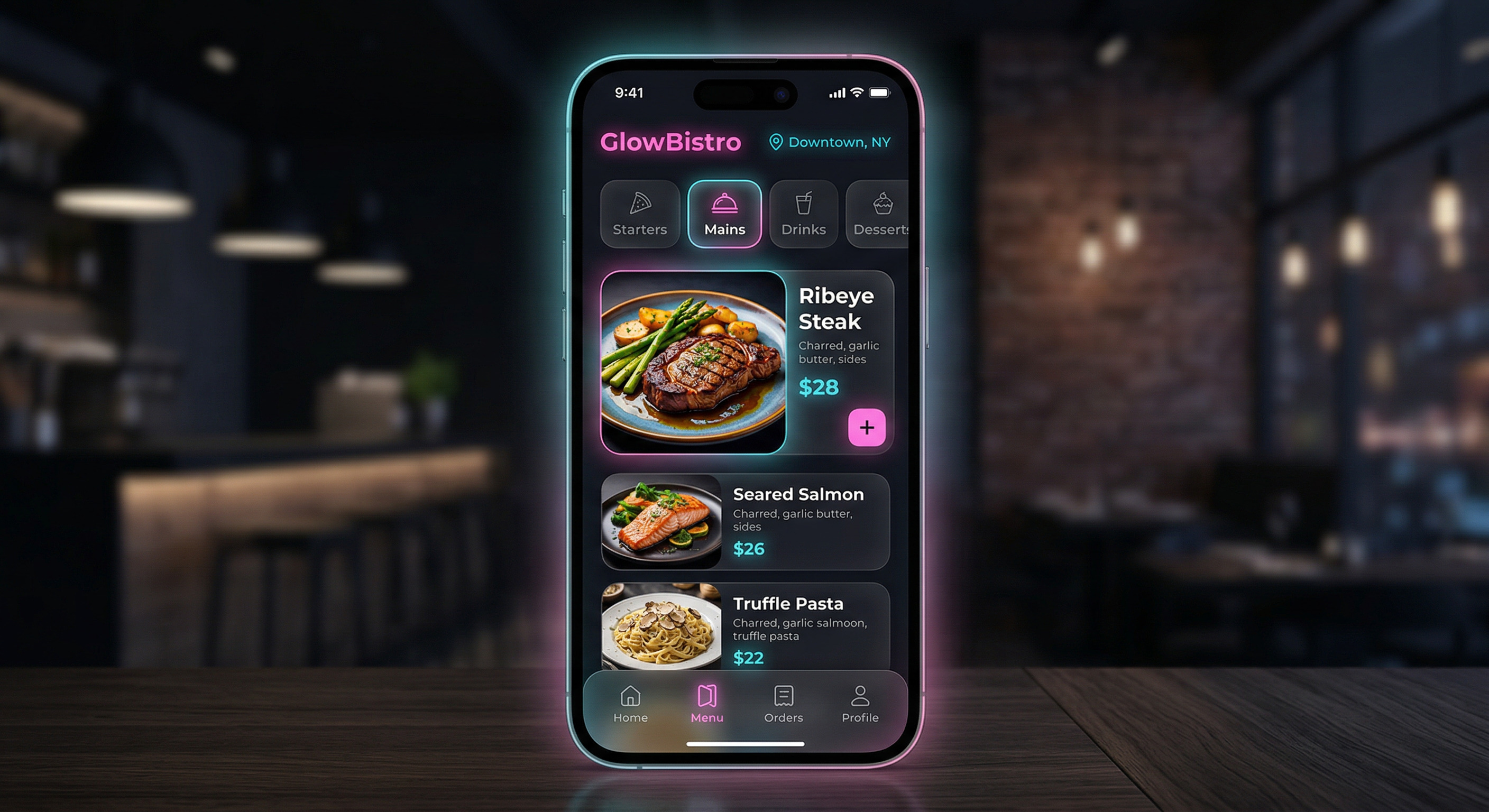 RestoPulse App Mockup